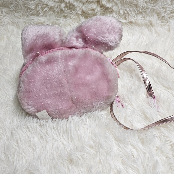 Sanrio My Melody Pink Plush Crossbody Bag 2007 Hello Kitty Rare Collectible - Picture 9 of 15
